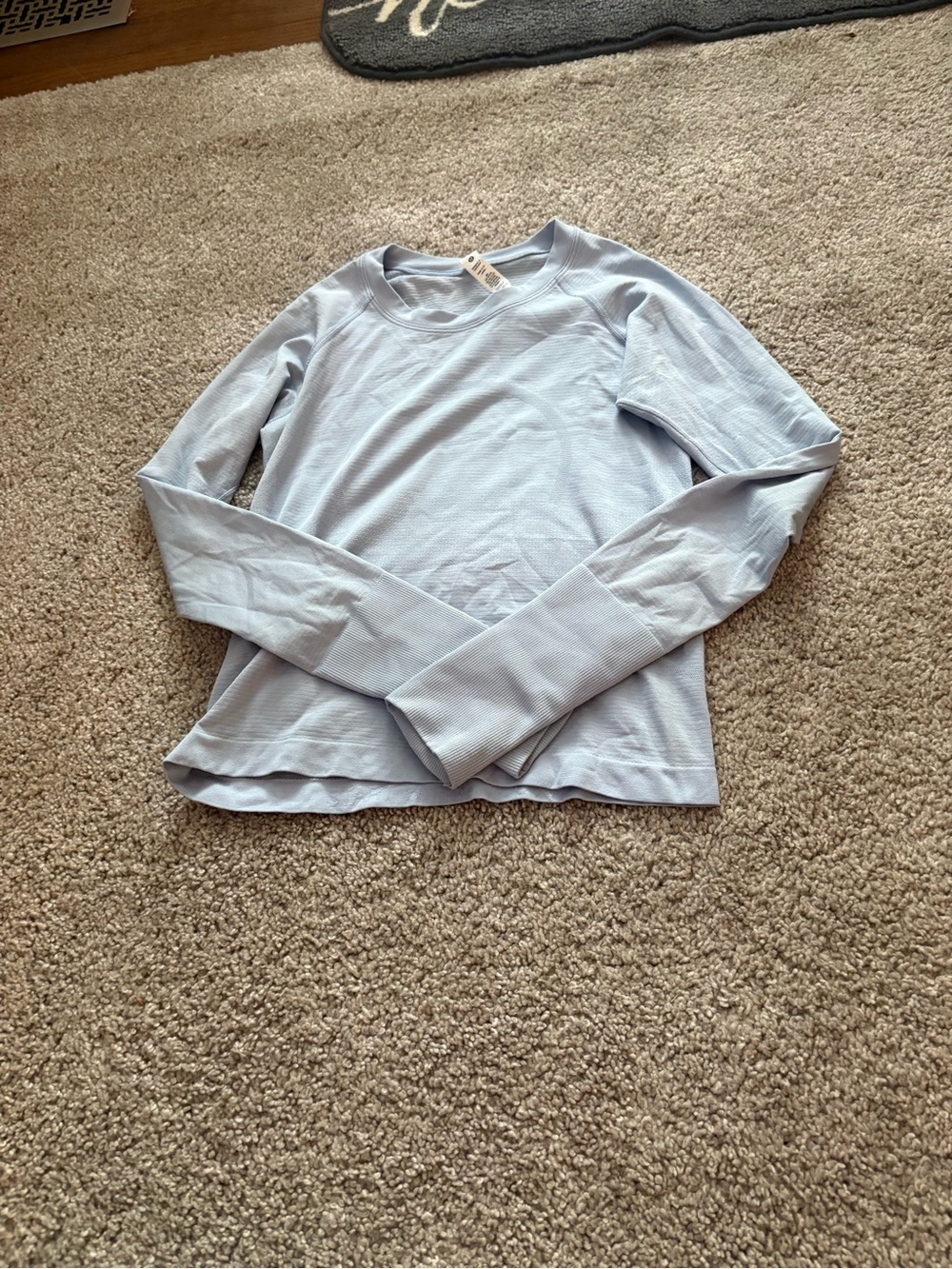 Lululemon Light Blue Long Sleeve Swiftly Tech